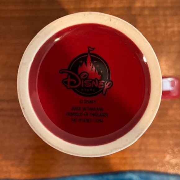 The Disney Store 12oz Mickey Mouse All Over Maroon Travel Mug Cup with Lid - Picture 8 of 8